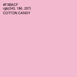 #F3BACF - Cotton Candy Color Image